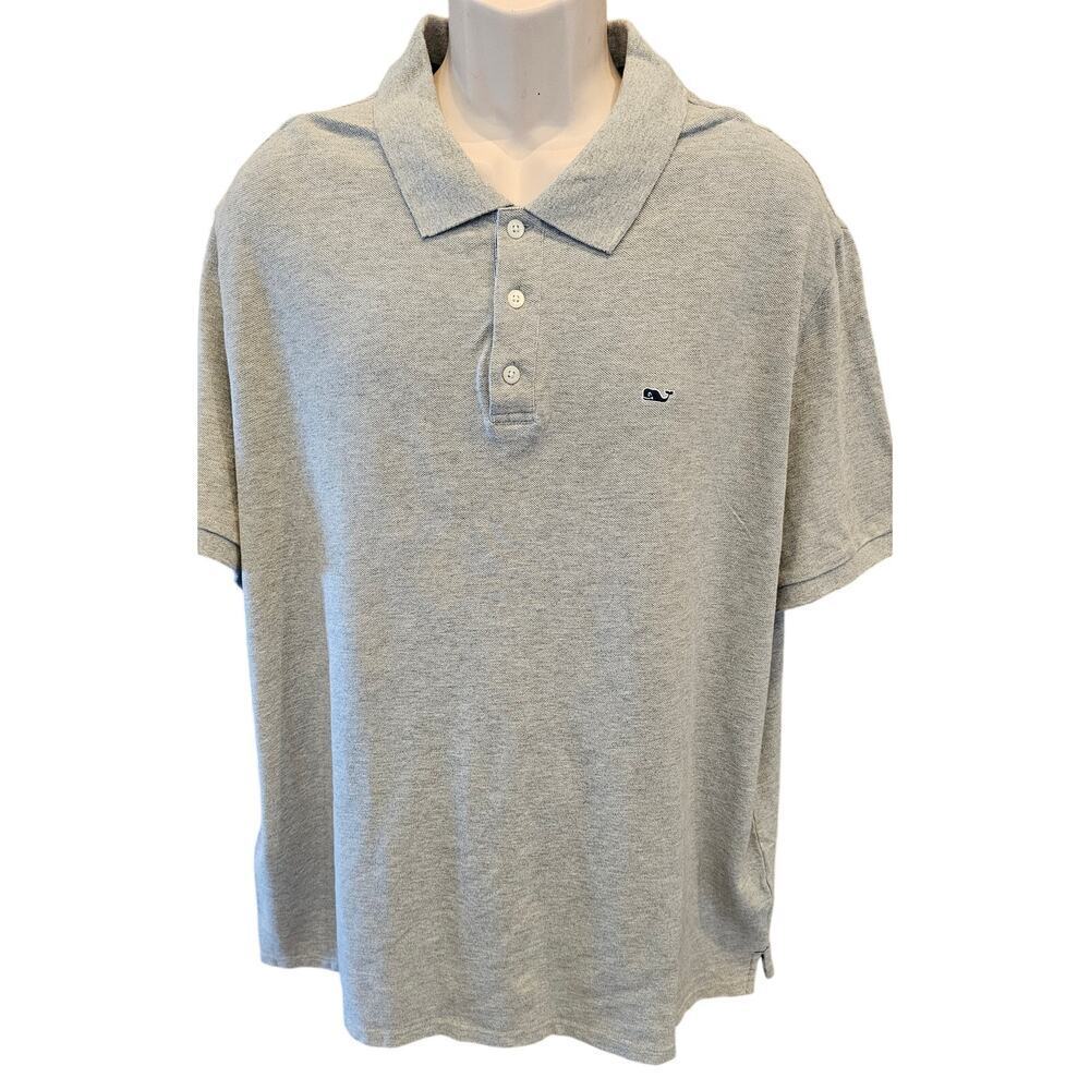 Vineyard Vines for target whale preppy polo grey knit EUC sz XXL mens casual